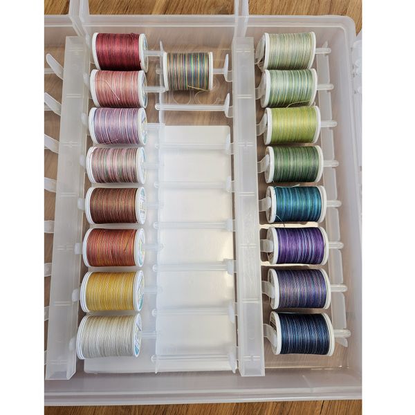 Sulky Multicolor Cotton 30 - 17 kleuren in Slimline koffer