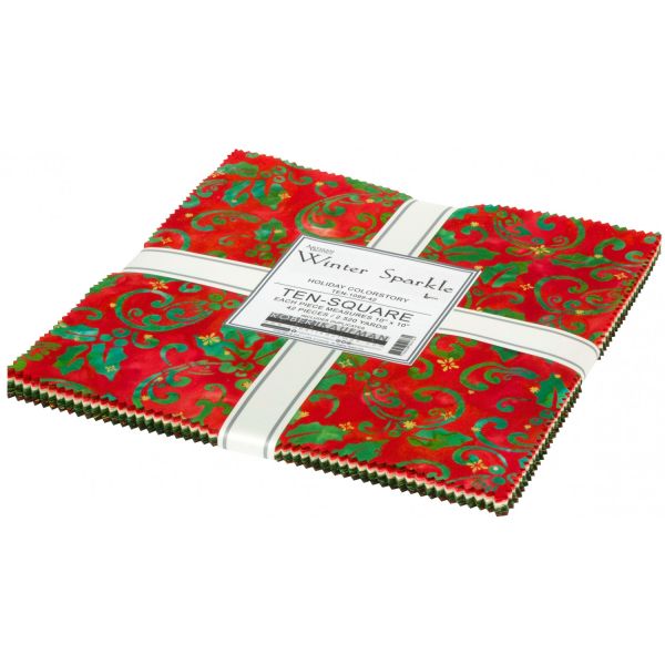 Layer Cake Winter Sparkle Red