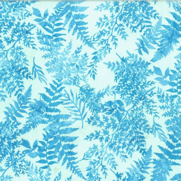 French Blue Bali Batik -Hoffman Challenge