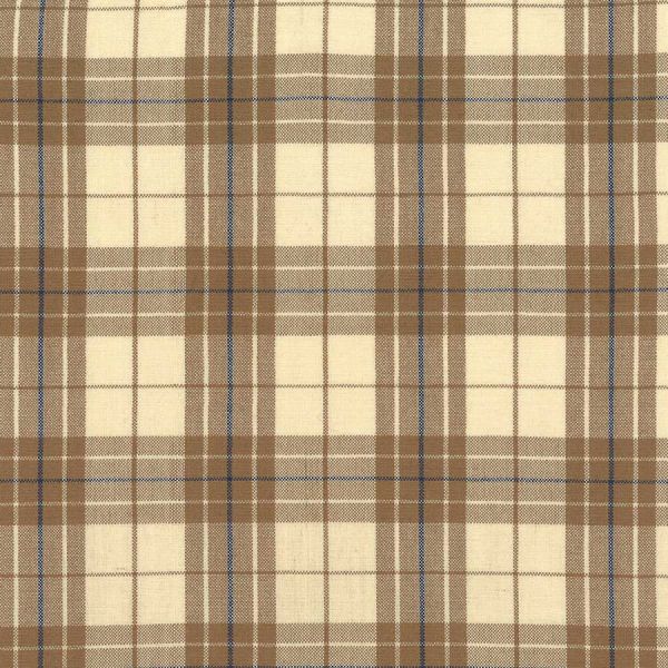 Cream Classic Plaid yarn dyed