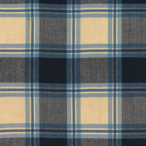 Navy Classic Plaid yarn dyed