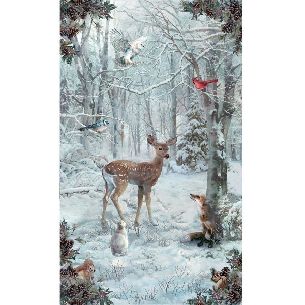 Hoffman Winter Tales  Forest Friends Panel