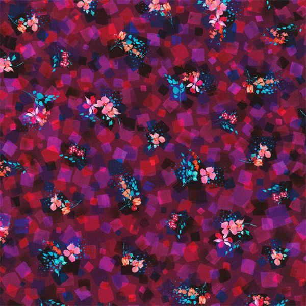 Berry flowers and Squares