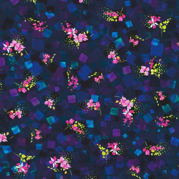 Midnight flowers and Squares 