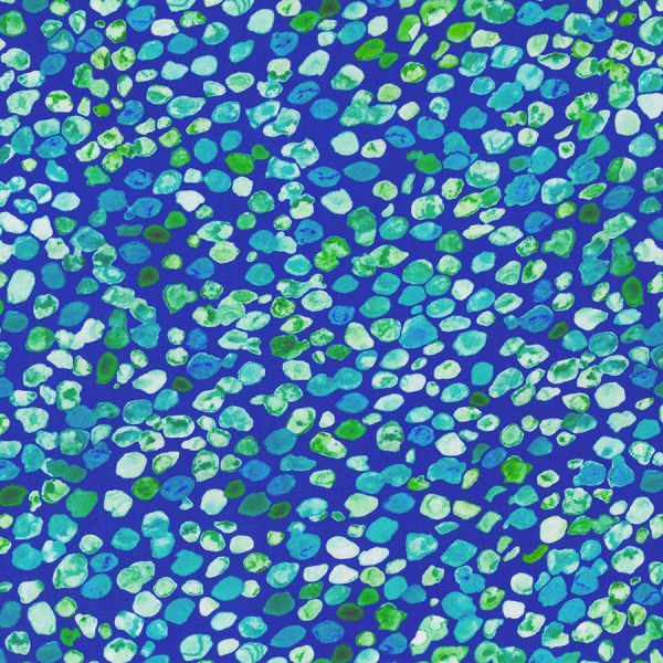Dots Lake Sateen Cotton
