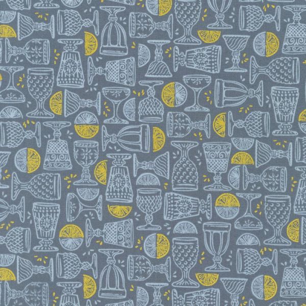 Roses and Lemonade Silver Grey Cups