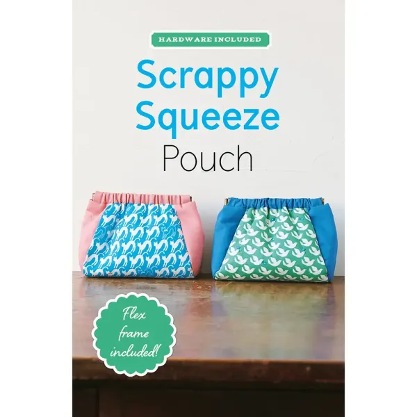 Scrappy Squeeze Pouch Patroon - met knijpbeugel