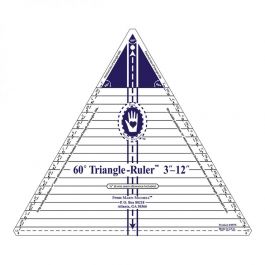Triangle Ruler -60 graden - 3 ' tm 12' inch