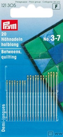 Quilt naalden halflang assorti
