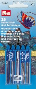 Assortiment parel en borduurnaalden