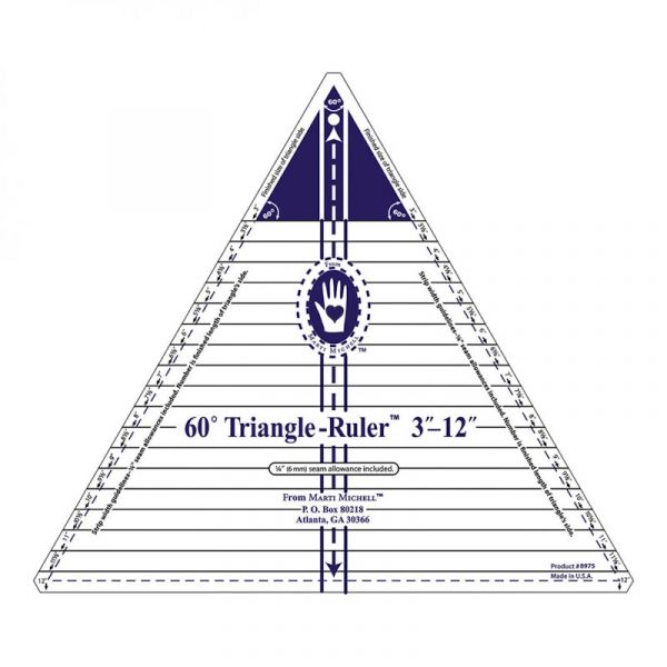 Triangle Ruler 60 graden 3 ' tm 12' inch