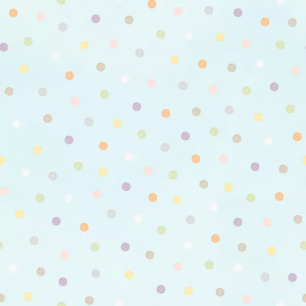 Woolies Aqua  blue multi Dots 