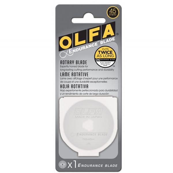 Sew Easy Rotary Cutter Blades - 1 x 45 mm geperforeerde rand extra scherp quilten naaien kleermakerij patchwork rolmes