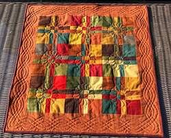 Magic Four Square  - Kleine Throw Quilt