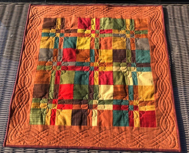 Magic Four Square  - Kleine Throw Quilt